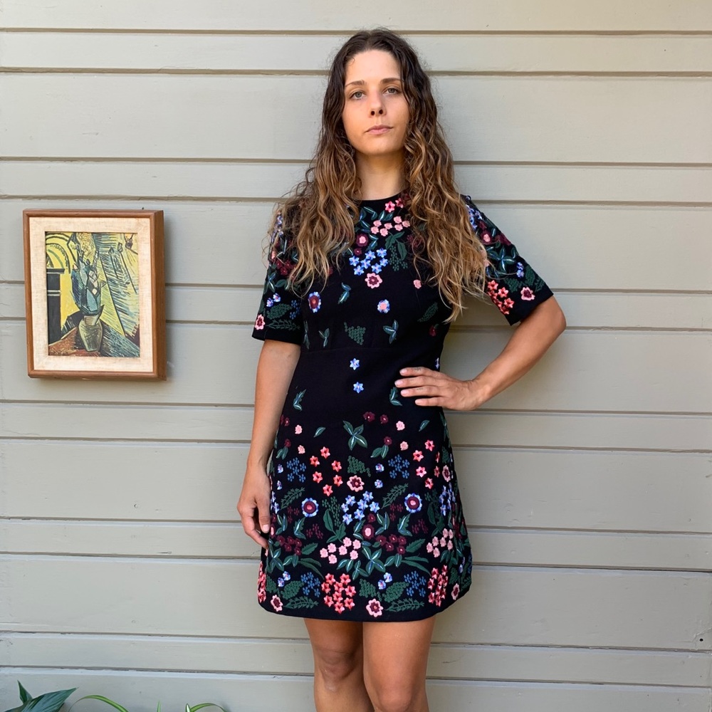 Zara Embroidered Dress